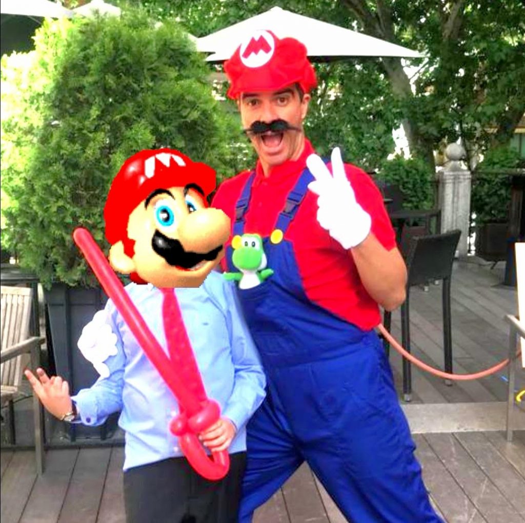 animación infantil con Mario Bross