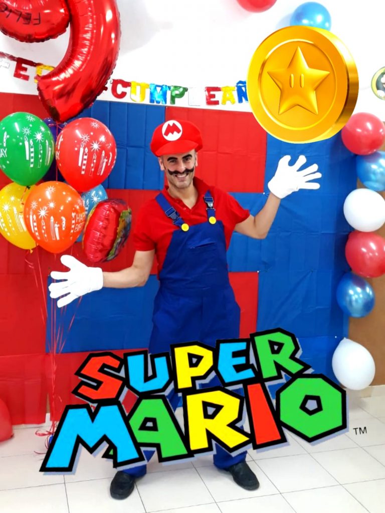 animación infantil con mario bros