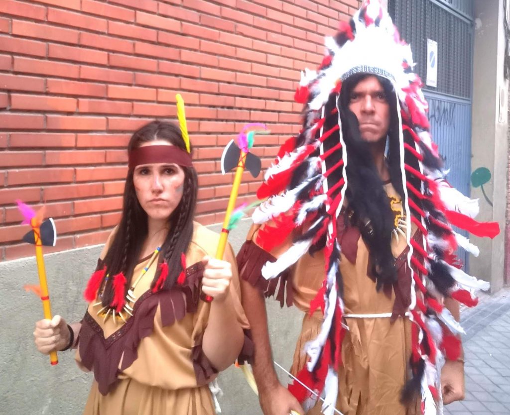Animaciones infantiles de Indios y Vaqueros