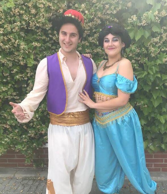 Animaciones infantiles con Aladdin y Jasmine